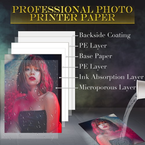A-SUB Pro Luster Photo Paper 13X19 for Inkjet Printer 250g Semi Gloss 50 PK 66lb - Picture 6 of 11