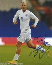 England World Cup Lianne Sanderson Autographed Signed 8x10 Photo COA A