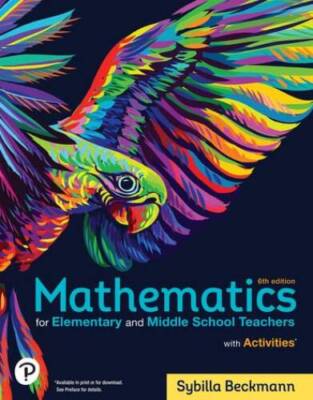 Activities Manual Mathematics for Elementary and Middle School Teachers 6 - GOOD