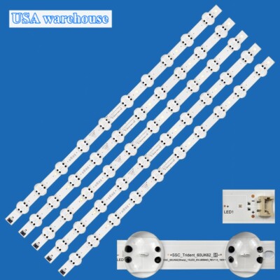LED Backlight Strips for LG 60UK6090PUA 60UK6200PLA SSC-Trident-60UK62-10LED