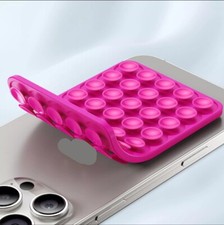 Suction Cup Phone Case Mount Double-Sided Silicone Sticky Phone Stand Holder