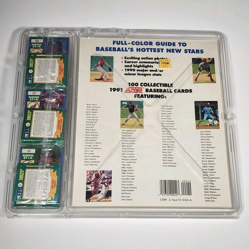 SCORE 1990-91 Baseball's 100 Hottest Rookies Cards Collector Set - Picture 2 of 2