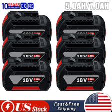 NEW 18V 7.0AH Lithium Ion Battery for Bosch Drill BAT618 BAT609 BAT618G BAT610G