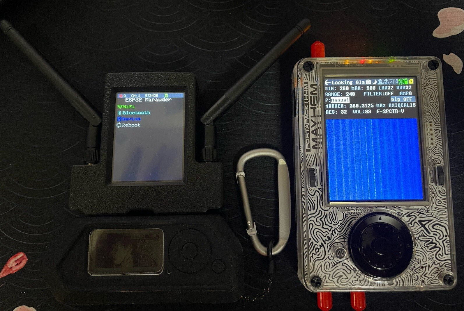 Cybersecurity Tools – Pwnagotchi, Bjorn, Marauder, GhostESP, custom made gadgets