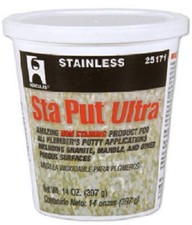  6 ea Oatey 25171 14 OZ Sta Putt Ultra Plumber's Putty