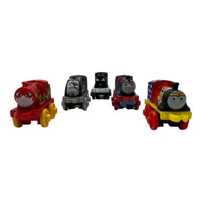 Thomas The Train Mini Trains DC Comics Characters Lot of 5