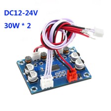 DC 12-24V Digital Power Amplifier Board 2 Channels Audio Module 2 30W