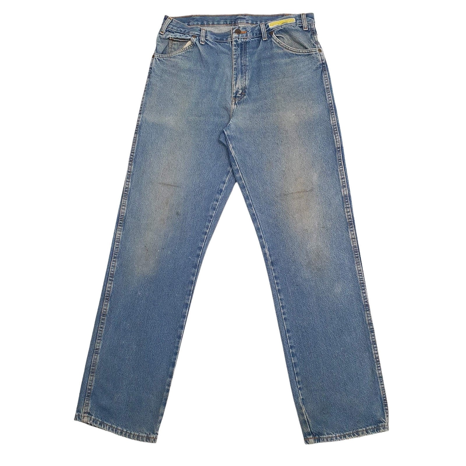 DICKIES Carpenter Workwear Trousers Cotton Blue Mens W36 L34 image 2