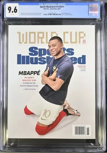 Kylian Mbappe SPORTS ILLUSTRATED Magazine CGC 9.6 December 2022 Newsstand France