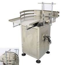 23.6" Automatic Bottle Unscrambler Accumulation Table Rotary Sorter Machine 110V