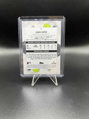 2022 Topps Inception - #60 Juan Soto - Picture 8 of 8