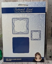 Tattered Lace Metal Die Cutting Art Deco Oval Diamond Square Card Shape Borders