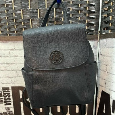 Nanette Lepore Black Pebbled Shell Logo Lucinda Backpack for 