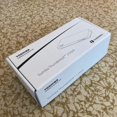 Toshiba Thunderbolt 3 Dock PA5281E-2PRP + Netzteil + TB3 Kabel + OVP Top Zustand