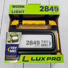LuxPro Rechargeable Work Light LP1850 2849 Lumens 8000mah