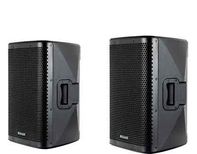 2x DJ PA 10'' 2-Wege Passiv Lautsprecher Box Monitor Sound 200 Watt 8 Ohm Schwarz