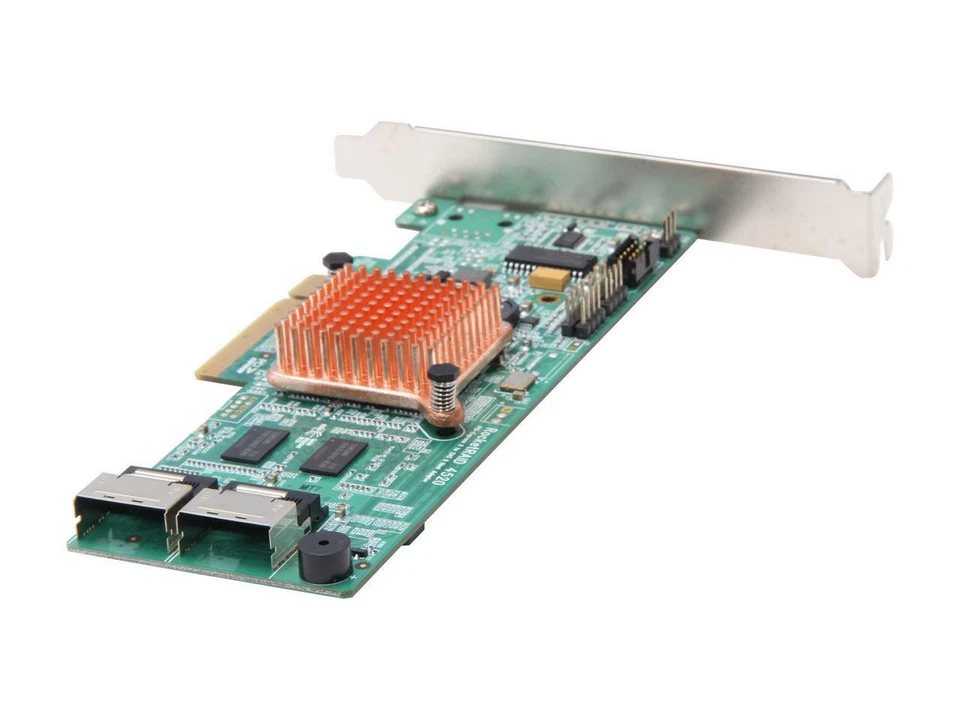 HIGHPOINT TECHNOLOGIES RR4520SGL 8PORT PCIE2 X8 H/W RAID HBA - Image 4 of 4