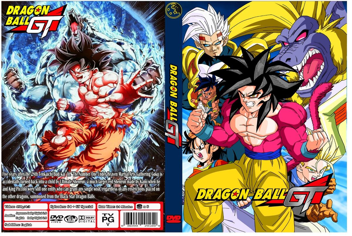 DVD Dragon ball GT volumen 2 (caratula) by DragonGotico423 on