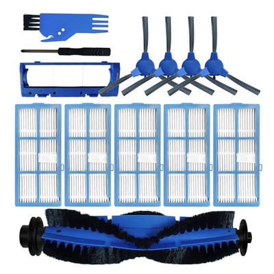 For Robotic Vacuum Replacement Accessory, Filter Side/Main Brush