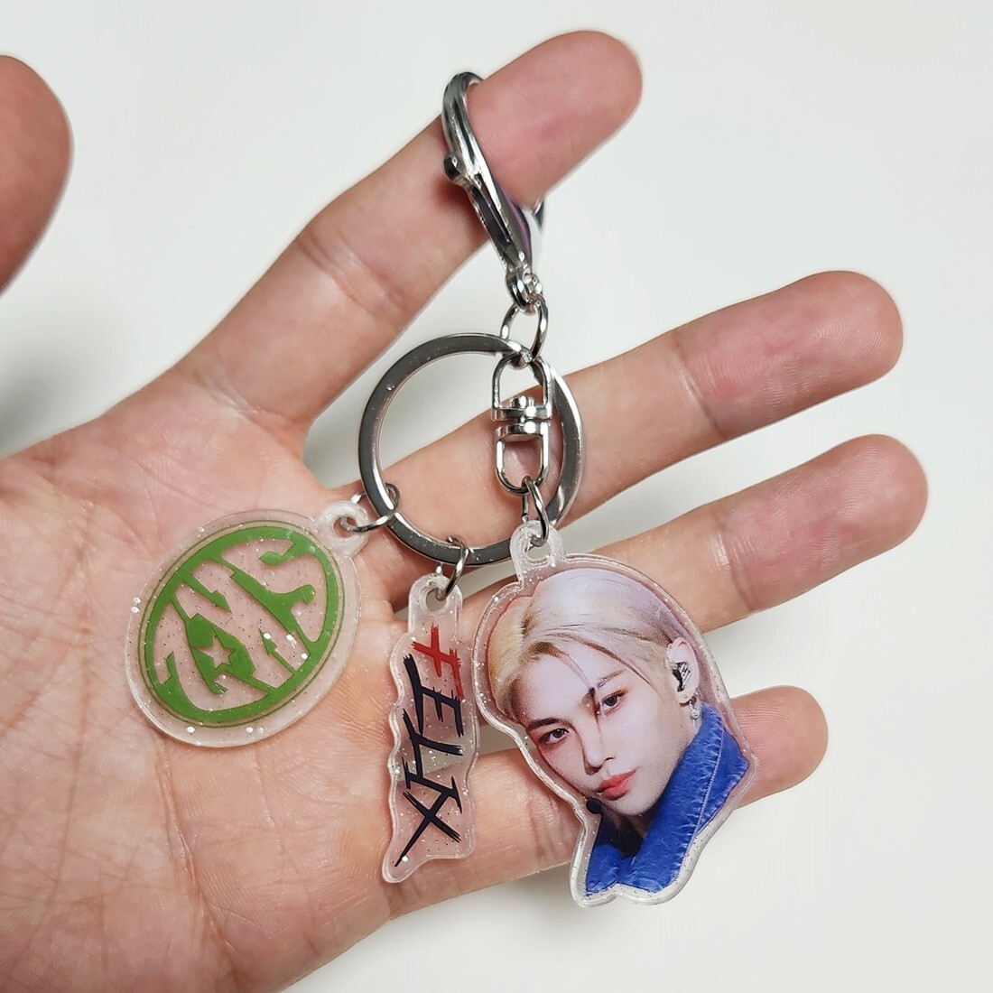 Stray Kid SKZ Felix Keychain Keyring Acrylic 2024 Merch kpop