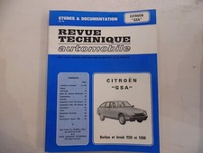 Revue technique Citroen GSA