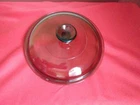 Corning Ware Visions - Pyrex V-2.5-C Amber Lid, 8.5"