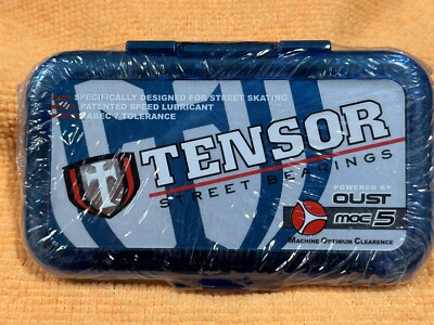 TENSOR STREET SKATEBOARD BEARINGS OUST MOC 5 BLUE SEALED 608RS