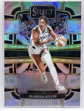 2024 Select WNBA DIAMOND MILLER #25 SILVER PRIZM Concourse Level Lynx