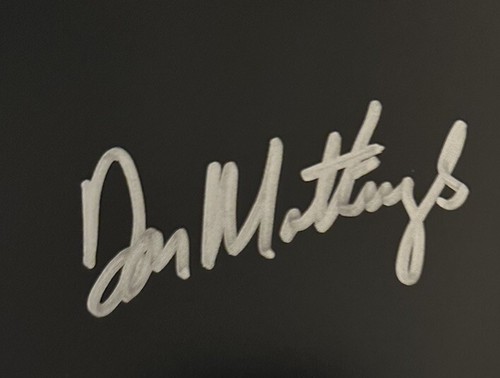 Don Mattingly Autograph Signed Yankees Hit Man 16x20 Photo Beckett - Picture 2 of 3