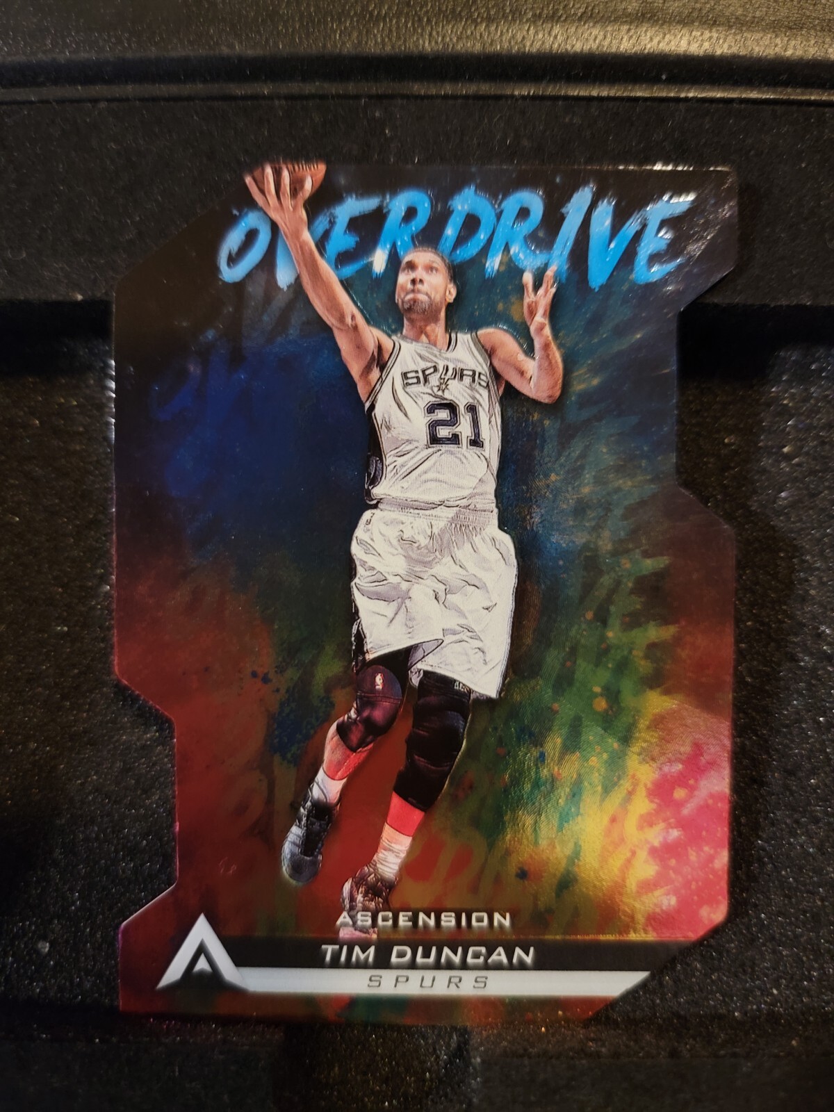 2017-18 Panini Ascension Tim Duncan Overdrive Die Cut San Antonio Spurs