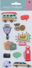NEW! Jolee's Boutique LeGrande 3-D Route 66 VACATION Theme 68955 Fast FREE Ship!