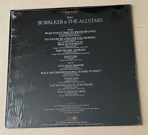 JR. WALKER & The ALL STARS Compilation USA LP MOTOWN 535028 (1980) NMINT - Picture 2 of 2