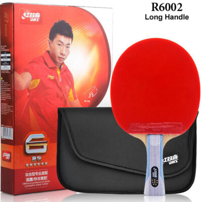 with 6 GIFTs 100% Genuine DHS 6-Star Table Tennis Racket Paddle Bat Ping Pong