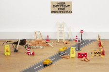 AUSWAHL Miniatur Deko Baustelle Einzug Absperrung Briefkasten Auto Wichteltüren