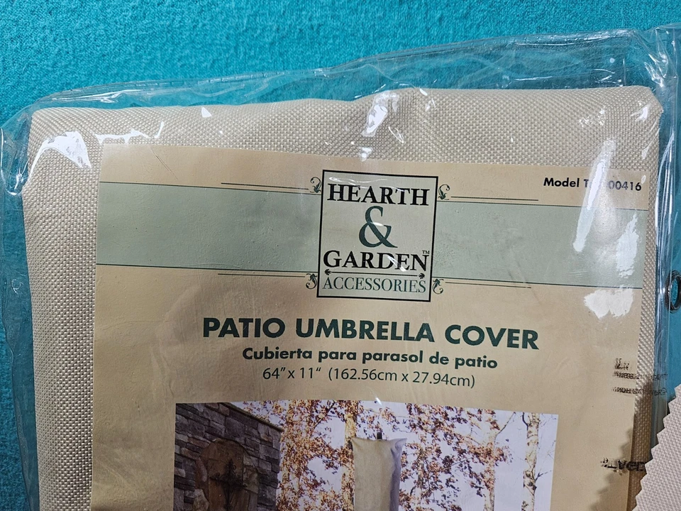 Hearth and Garden Accessories Patio Umbrella Cover Beige 64" x 11" Tri-000416 - Image 2 of 4