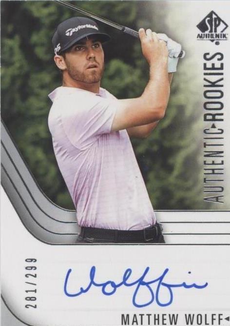 2021 SP Authentic - Matthew Wolff #112 - 1 of 1