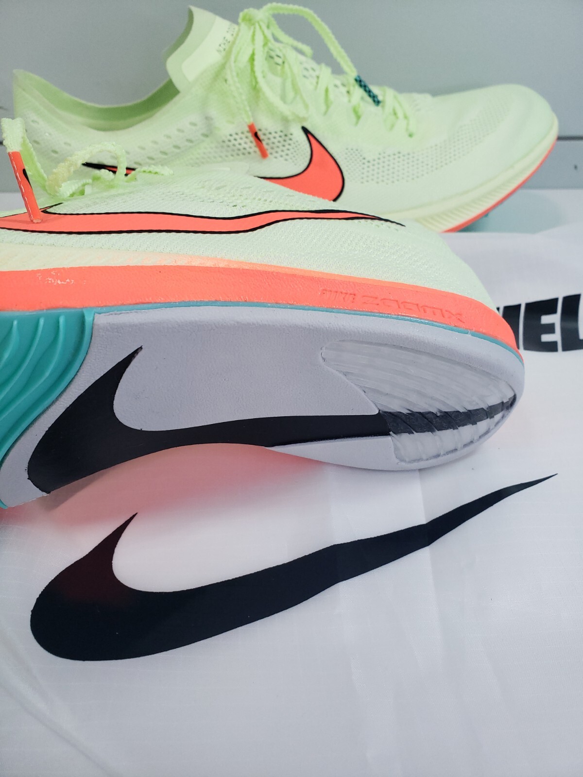 Nike ZoomX Dragonfly Volt Neon Green Orange CV0400700 Men Racing Shoes