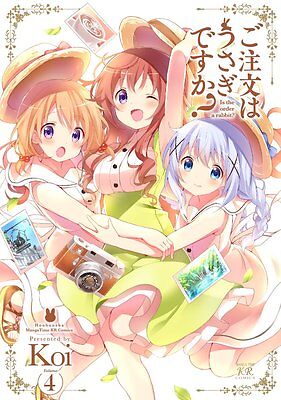 Gochuumon wa Usagi desu ka 1- 8 Manga set Japanese comic Is the order a  rabbit