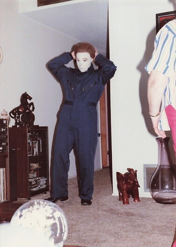 x3 Instantáneas de Halloween de Michael Myers de John Carpenter de la década de 1980 3,5 x 5 pulgadas - Imagen 2 de 3
