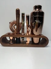 Mixology Bartender Kit: - Bar Tool Set with Bamboo Stand | Perfect Home Bar