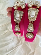 headband rhinestone Fuchsia Chic And Elegant