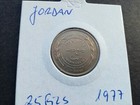 JORDAN 25 FILS 1977 UNC/BU COIN