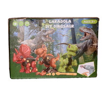 Laradola DIY DINOSAURS Set of 3 Take Apart with Cordless Screwdriver New Stem
