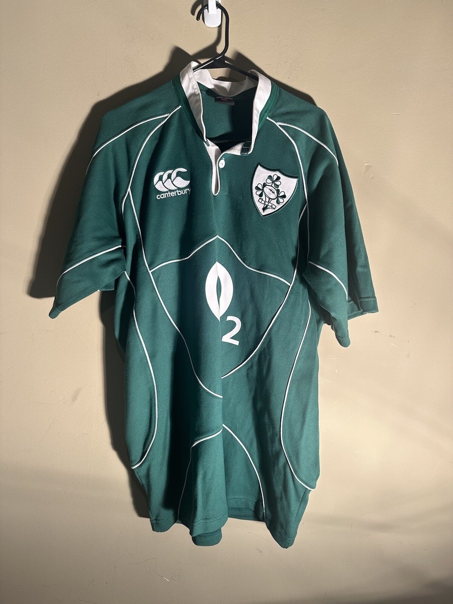 【美品！XL】2009〜10 Ireland L/s Rugby Shirt 2009 2010 Ireland Vintage Rugby Shirts