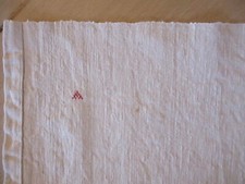 Drap N°251 de milieu ancien en chanvre et lin petit monogramme 212 X 223 Cm  