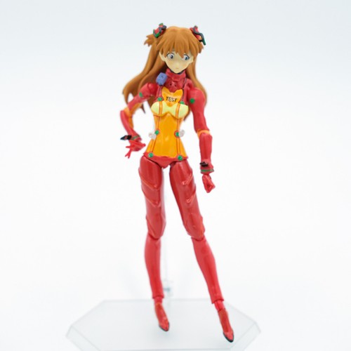 🔥figma Evangelion 2.0 Asuka Langley Test Plug Suit Ver. Figure #084 Max Factory - Picture 10 of 12