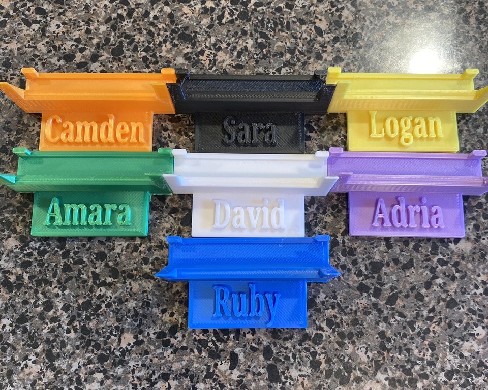Customizable! (Two)3D Printed Trading Card Display Stand | Fits Graded ...