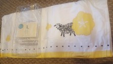 New Pottery Barn Kids Sadie LAMB Crib Skirt Embroidered bedskirt sheep