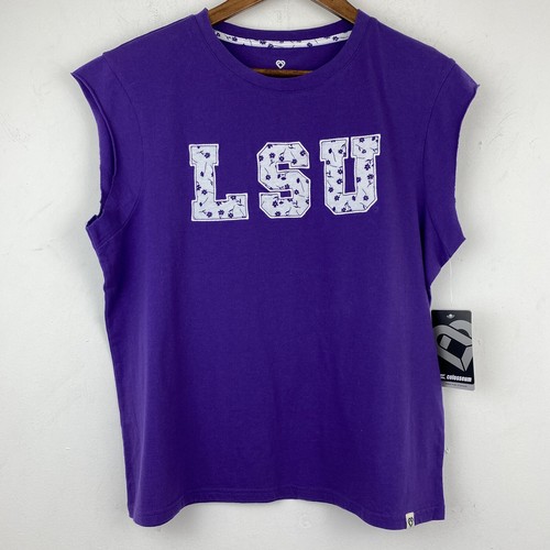 Colosseum size Medium Women’s Louisiana State LSU Tigers Muscle Tank Tee NWT