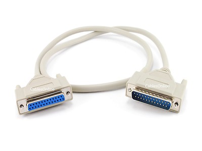 Distanziali Pcb Cavo Di Prolunga DB25 RS-232 Serial/Parallelo – 3 Piedi (90cm), Maschio/Femmina, Passante Diretto Cavo Db25 Prolunga - Foto 8